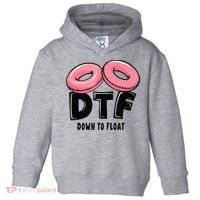 Dtf River Tubing Down To Float Summer Float Trip Toddler Hoodie thumb 0