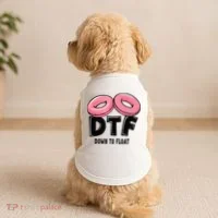 Dtf River Tubing Down To Float Summer Float Trip Doggie Tank thumb 2