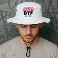 Dtf River Tubing Down To Float Summer Float Trip Bucket Hat thumb 2