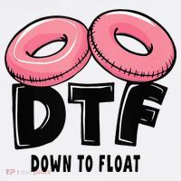 Dtf River Tubing Down To Float Summer Float Trip Beanie thumb 2