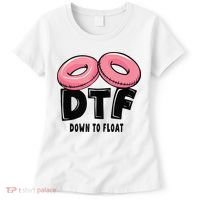 Dtf River Tubing Down To Float Summer Float Trip Women's T-Shirt thumb 0