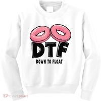 Dtf River Tubing Down To Float Summer Float Trip Kids Sweatshirt thumb 0