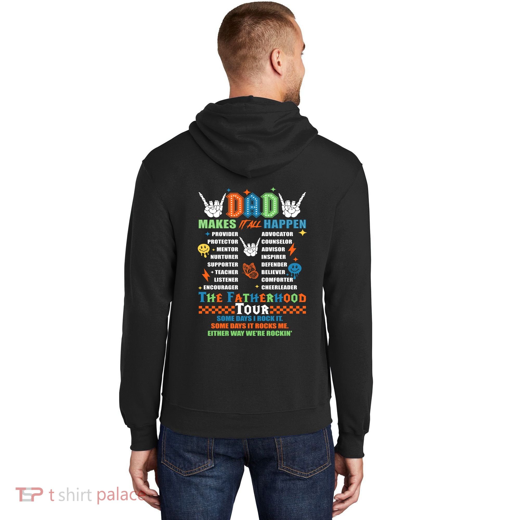 Dad Rock Tour Best Gift For Fathers Hoodie