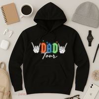 Dad Rock Tour Best Gift For Fathers Hoodie thumb 3