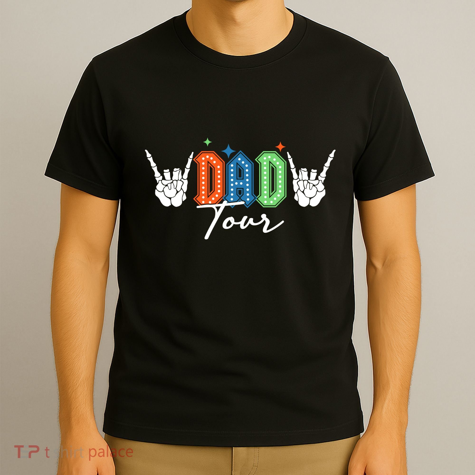 Dad Rock Tour Best Gift For Fathers T-Shirt