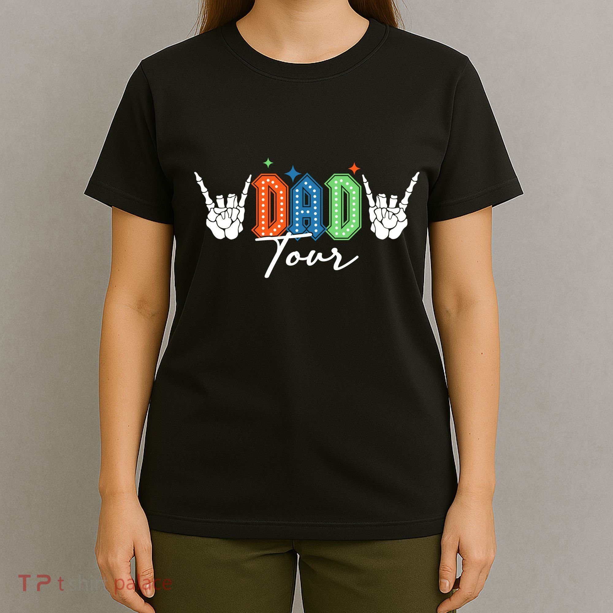 Dad Rock Tour Best Gift For Fathers T-Shirt