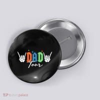 Dad Rock Tour Best Gift For Fathers Button thumb 0