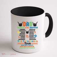 Dad Rock Tour Best Gift For Fathers Coffee Mug thumb 1