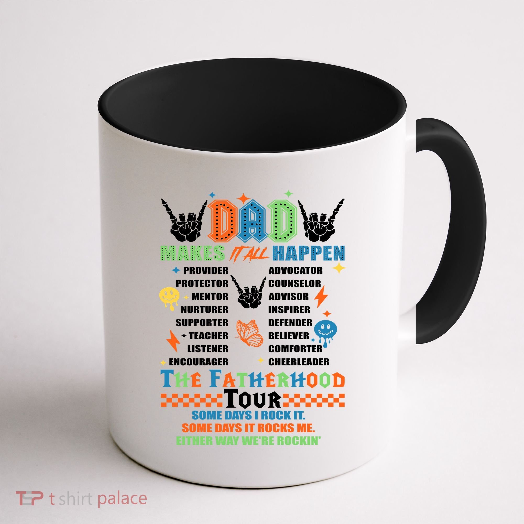 Dad Rock Tour Best Gift For Fathers Coffee Mug