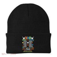 Dad Rock Tour Best Gift For Fathers Beanie thumb 1