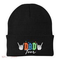 Dad Rock Tour Best Gift For Fathers Beanie thumb 0