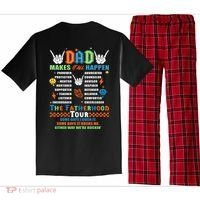 Dad Rock Tour Best Gift For Fathers Pajama Set thumb 1