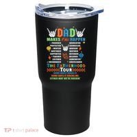 Dad Rock Tour Best Gift For Fathers Tumbler thumb 1
