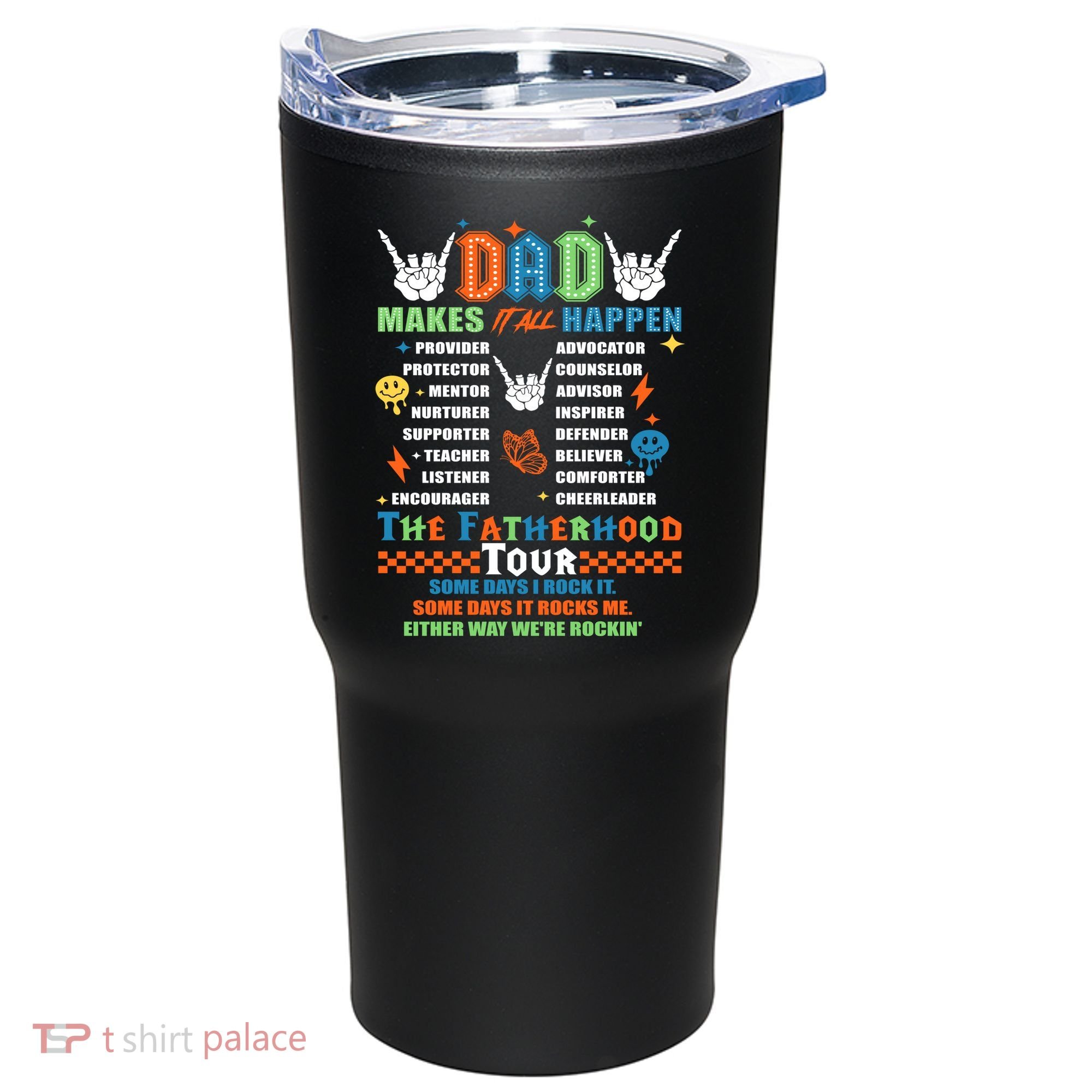 Dad Rock Tour Best Gift For Fathers Tumbler