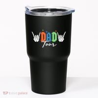 Dad Rock Tour Best Gift For Fathers Tumbler thumb 0