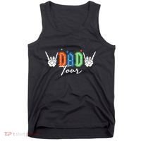 Dad Rock Tour Best Gift For Fathers Tank Top thumb 0