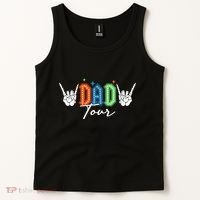 Dad Rock Tour Best Gift For Fathers Tank Top thumb 2