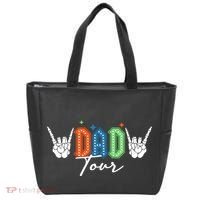 Dad Rock Tour Best Gift For Fathers Tote Bag thumb 0