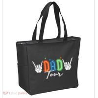 Dad Rock Tour Best Gift For Fathers Tote Bag thumb 2