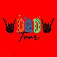 Dad Rock Tour Best Gift For Fathers Santa Hat thumb 2