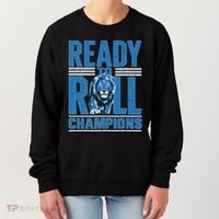 Detroit Ready To Roll Funny Lion Graphic Women's Sweatshirt thumb 0
