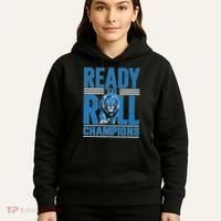 Detroit Ready To Roll Funny Lion Graphic Hoodie thumb 5