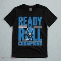 Detroit Ready To Roll Funny Lion Graphic T-Shirt thumb 5