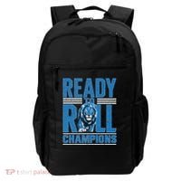 Detroit Ready To Roll Funny Lion Graphic Backpack thumb 0