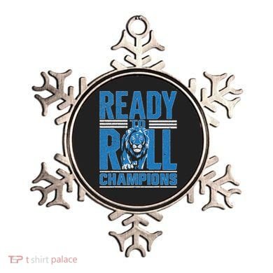 Detroit Ready To Roll Funny Lion Graphic Ornament