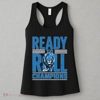 Detroit Ready To Roll Funny Lion Graphic Women's Tank Top thumb 3