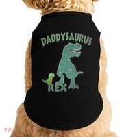 Daddysaurus Rex Tyrannosaurus Dino Dad Funny Gift Doggie Tank thumb 0