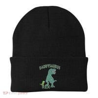 Daddysaurus Rex Tyrannosaurus Dino Dad Funny Gift Beanie thumb 0