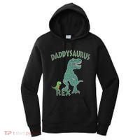 Daddysaurus Rex Tyrannosaurus Dino Dad Funny Gift Women's Hoodie thumb 0
