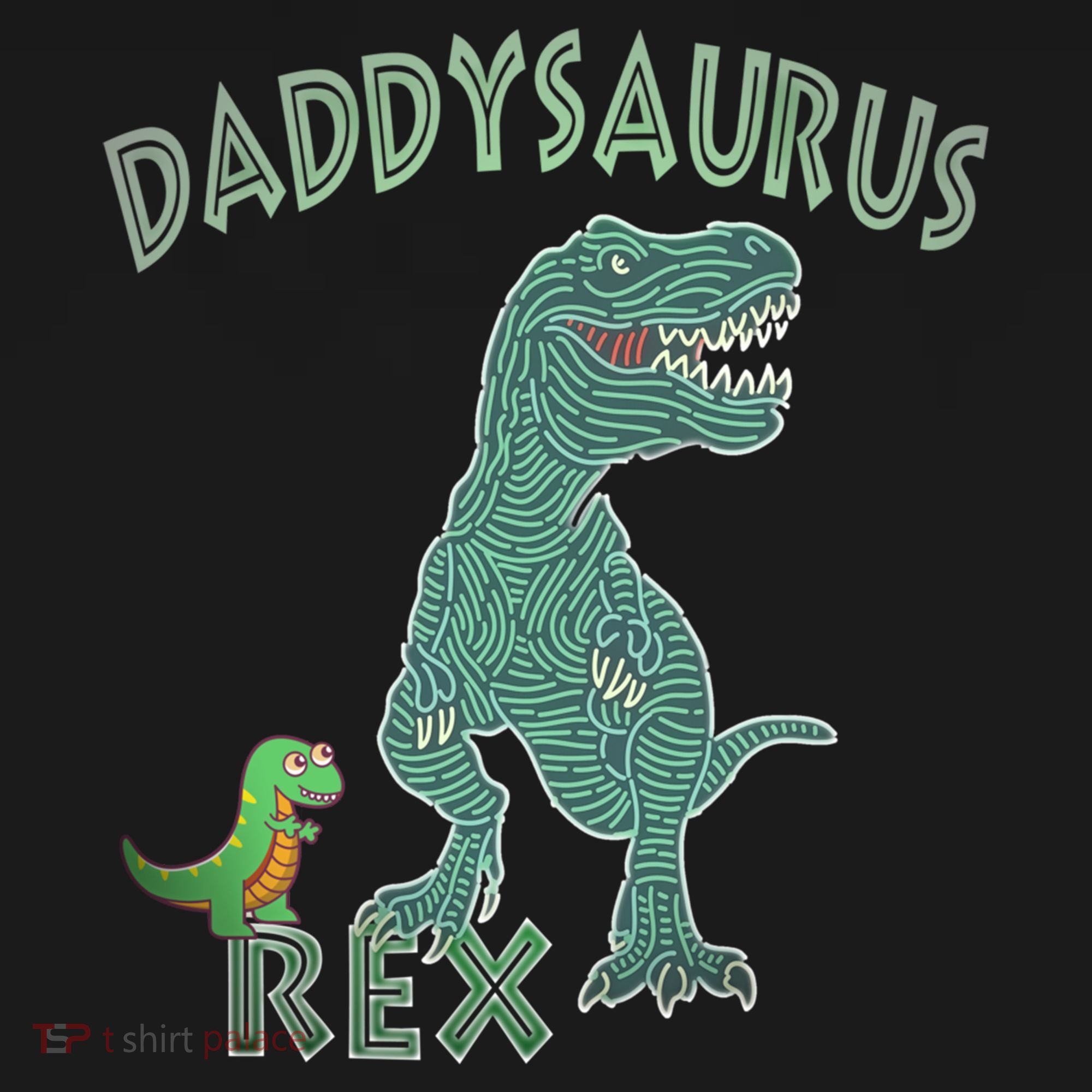 Daddysaurus Rex Tyrannosaurus Dino Dad Funny Gift Women's Hoodie