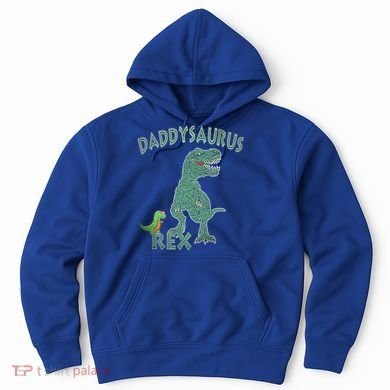 Daddysaurus Rex Tyrannosaurus Dino Dad Funny Gift Hoodie