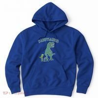 Daddysaurus Rex Tyrannosaurus Dino Dad Funny Gift Hoodie thumb 0