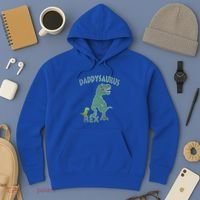 Daddysaurus Rex Tyrannosaurus Dino Dad Funny Gift Hoodie thumb 3