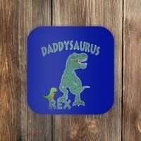 Daddysaurus Rex Tyrannosaurus Dino Dad Funny Gift Coaster thumb 0