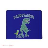 Daddysaurus Rex Tyrannosaurus Dino Dad Funny Gift Mousepad thumb 0