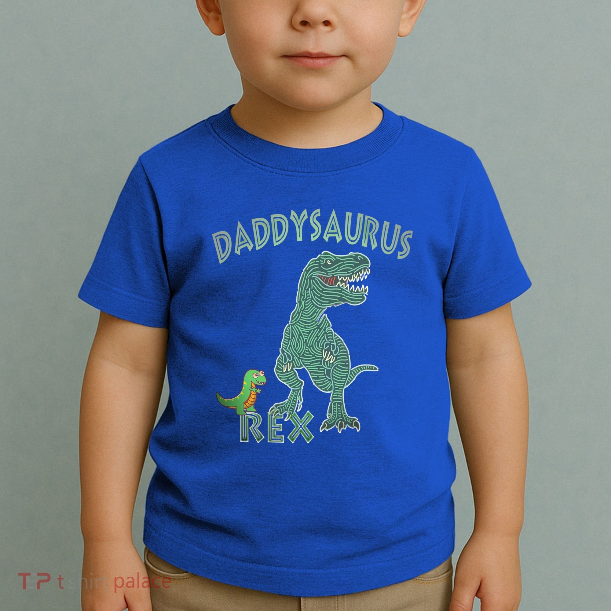 Daddysaurus Rex Tyrannosaurus Dino Dad Funny Gift Toddler T-Shirt