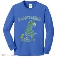 Daddysaurus Rex Tyrannosaurus Dino Dad Funny Gift Kids Long Sleeve Shirt thumb 0