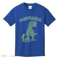 Daddysaurus Rex Tyrannosaurus Dino Dad Funny Gift Kids T-Shirt thumb 0