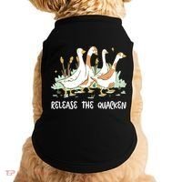 Ducks Release The Quacken Cute Duck Doggie Tank thumb 0