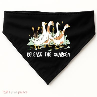 Ducks Release The Quacken Cute Duck USA-Made Doggie Bandana