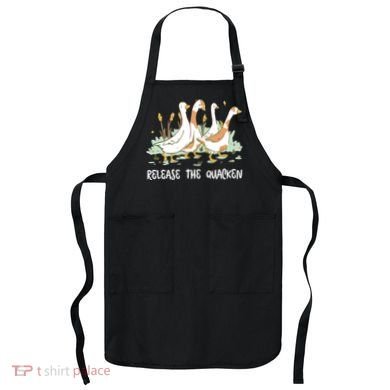 Ducks Release The Quacken Cute Duck Apron
