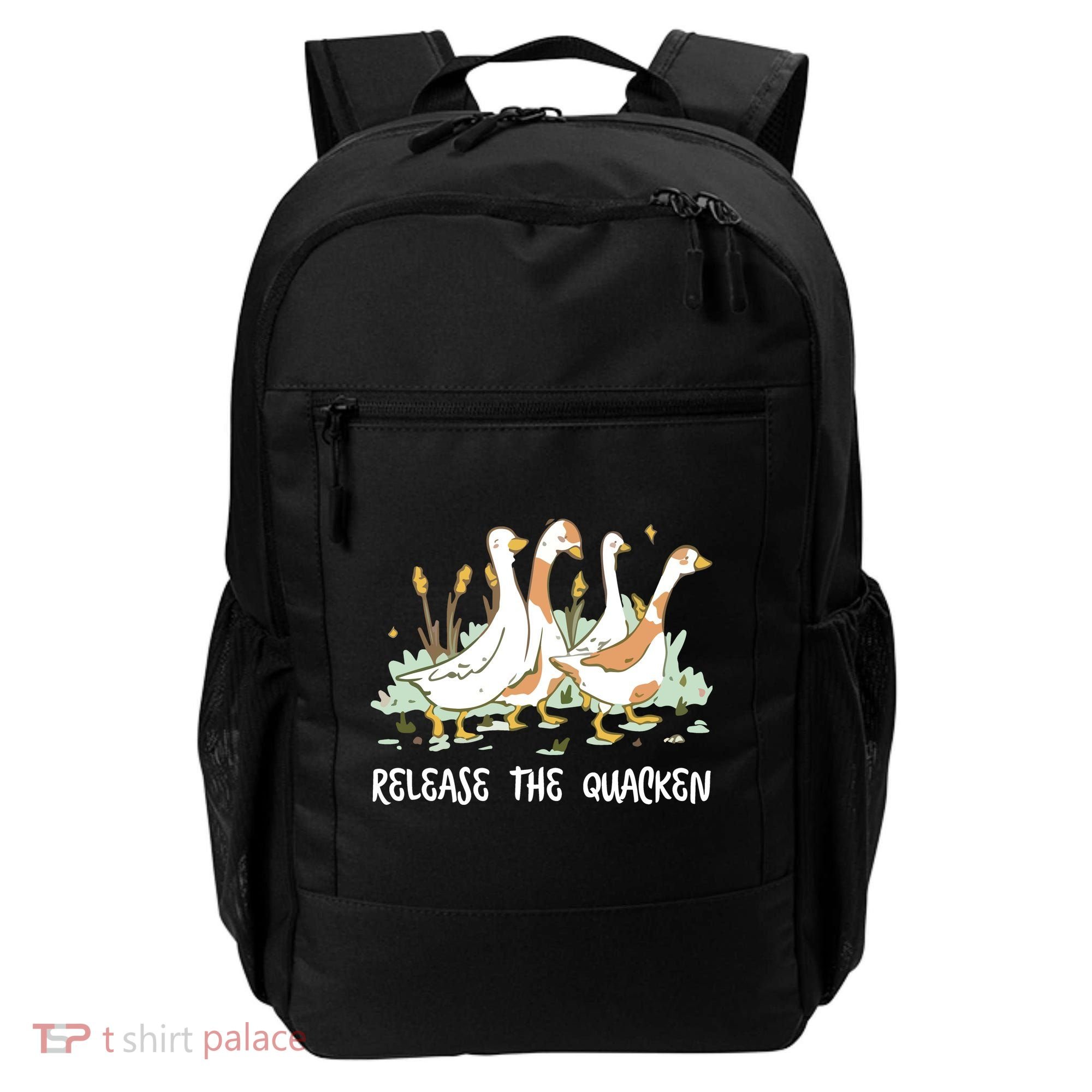 Ducks Release The Quacken Cute Duck Backpack