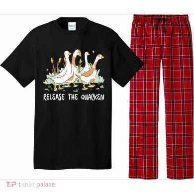 Ducks Release The Quacken Cute Duck Pajama Set