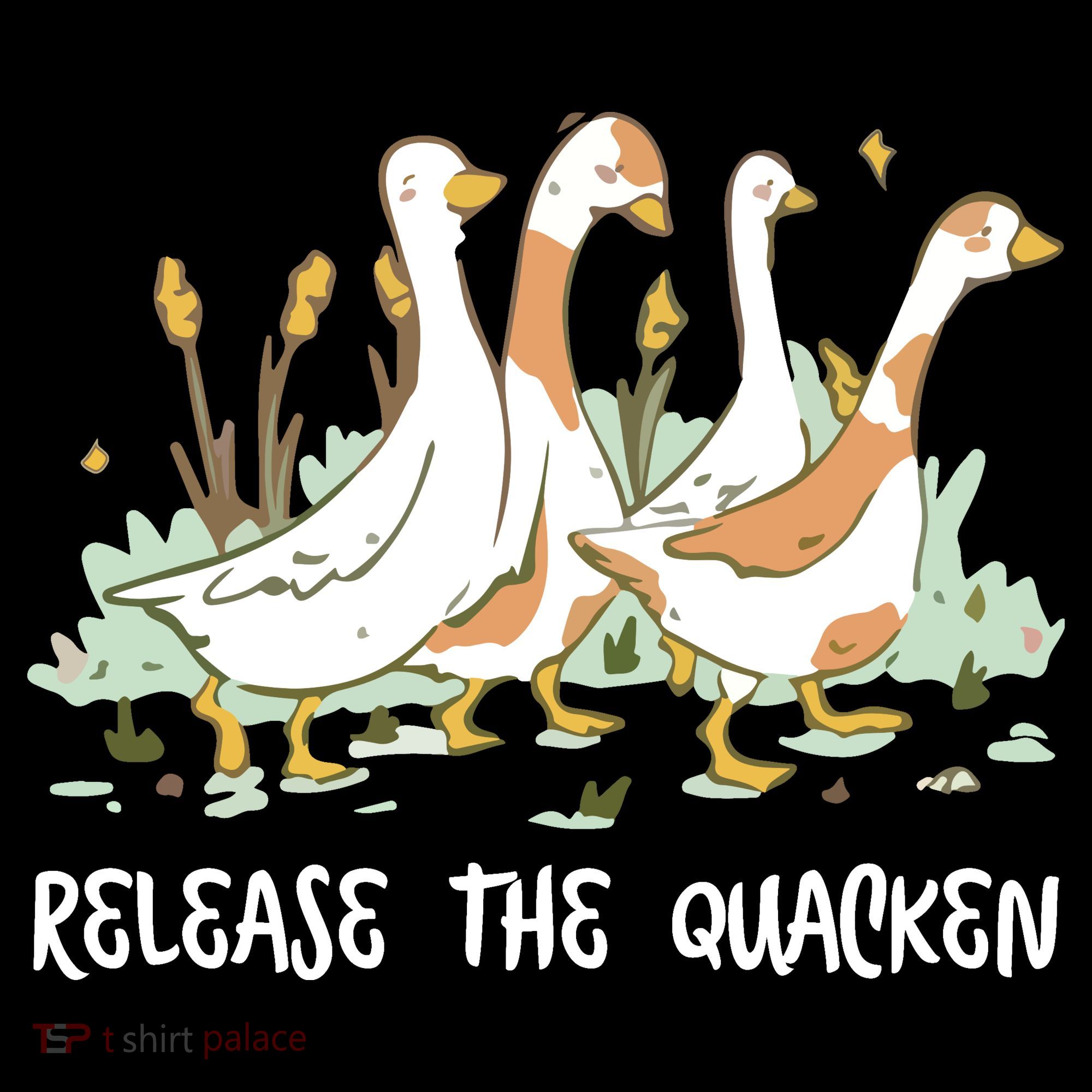 Ducks Release The Quacken Cute Duck Women's Hoodie