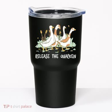 Ducks Release The Quacken Cute Duck Tumbler
