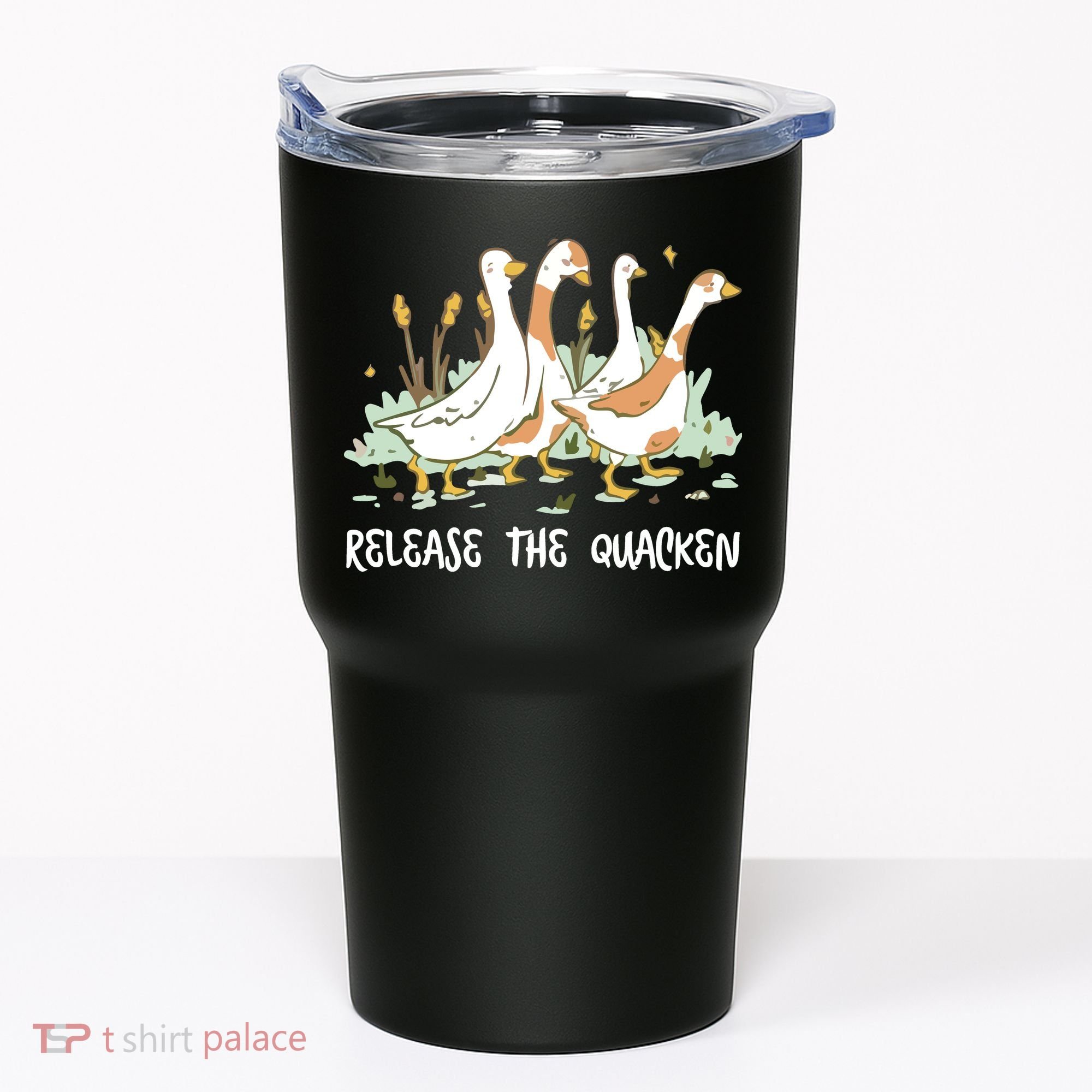 Ducks Release The Quacken Cute Duck Tumbler